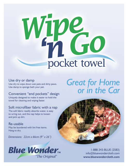 Wipe'n Go Pocket Pet Towel